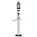 Factory Automatic Hand Liquid Soap Dispenser Gel Sanitizer Dispenser Stand with Face Recognition Thermometer